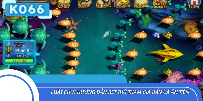 Luật chơi hướng dẫn bet thủ tham gia bắn cá ăn tiền