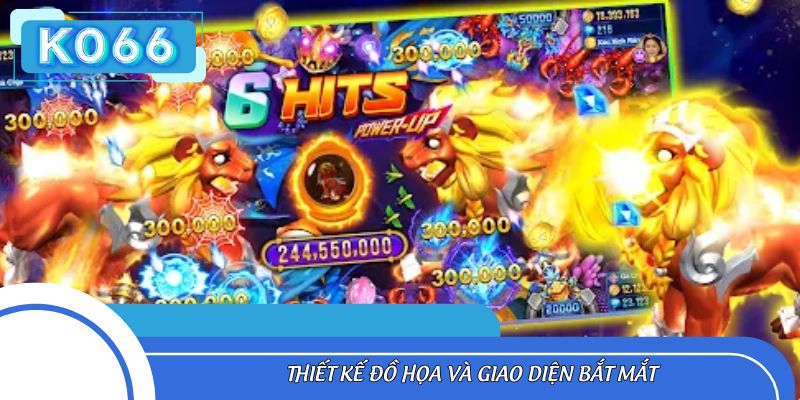 Giao diện mãn nhãn của tựa game bắn cá rồng
